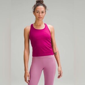 Magenta purple lululemon swiftly tech racer back tank top
